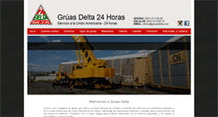 Desktop Screenshot of gruasdelta.com